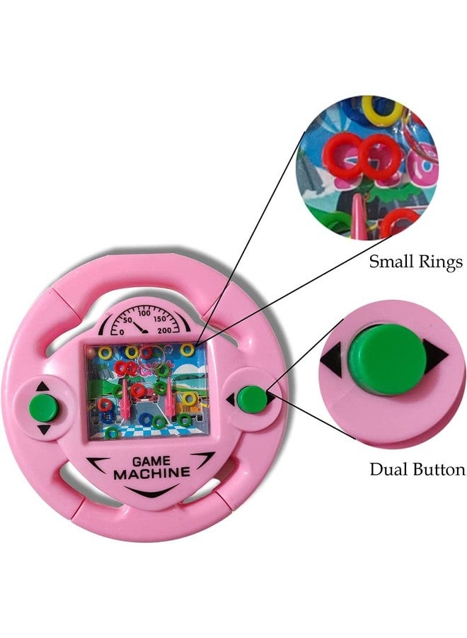 FULLFILLS Handheld Water Ring Game stearing Shape with 2 Push Button for Kids - Image 3